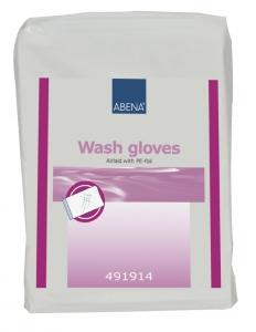 Рукавицы для мытья Wash gloves Airlaid/PE (16x23см 50шт/уп) 491914